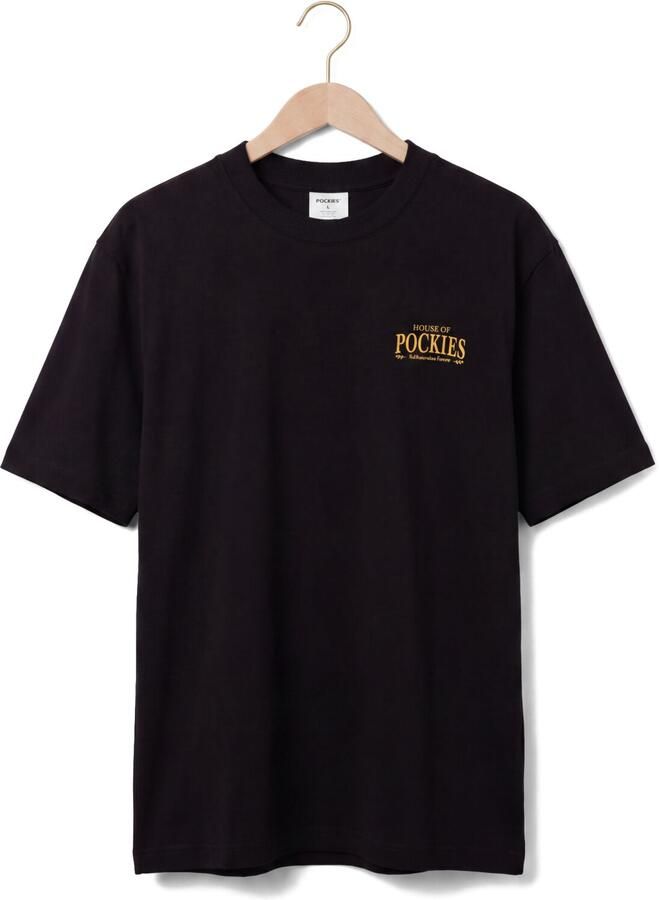 POCKIES Heren Polo's & T-shirts Beagle Tee Zwart - Foto 2