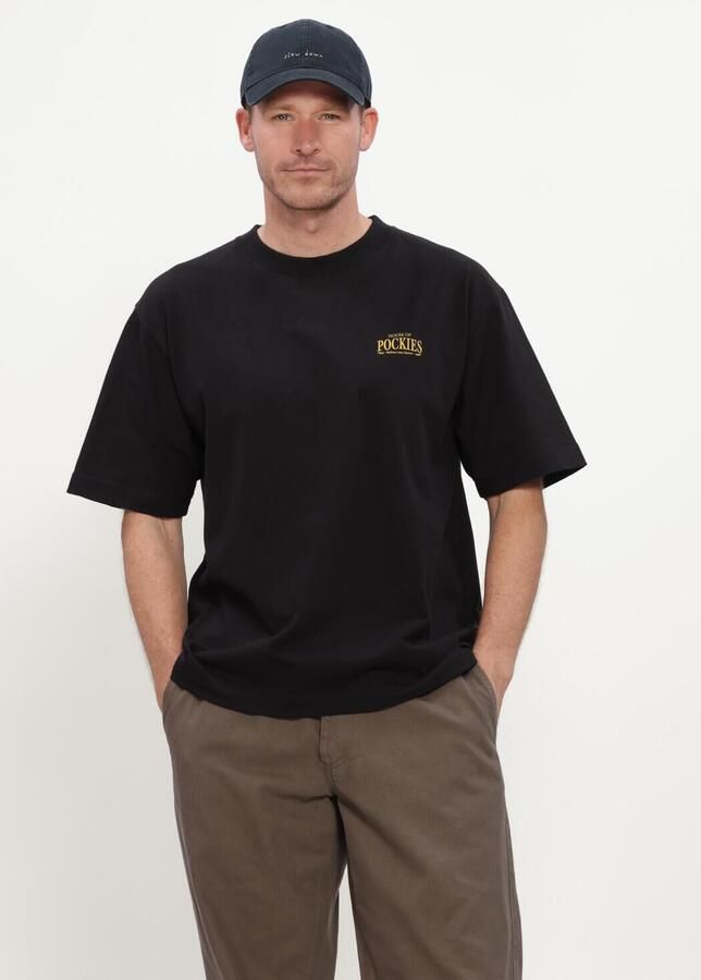 POCKIES Heren Polo's & T-shirts Beagle Tee Zwart - Foto 3