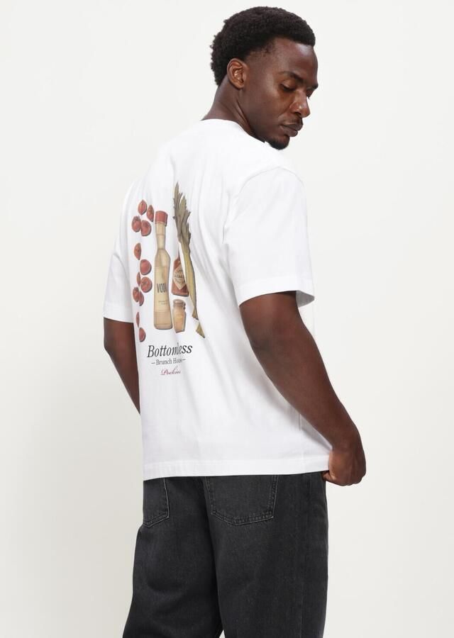 POCKIES Heren Polo's & T-shirts Bm Tee Wit