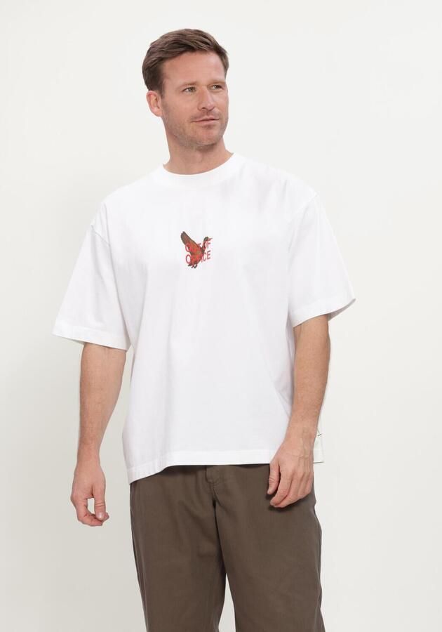 POCKIES Heren Polo's & T-shirts Ooo Tee Wit