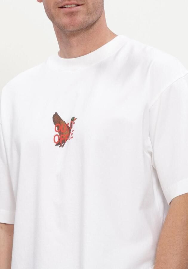POCKIES Heren Polo's & T-shirts Ooo Tee Wit - Foto 4