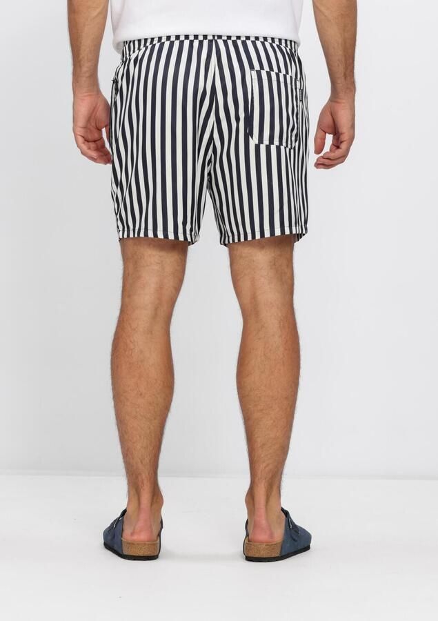 POCKIES Heren Zwembroeken Stripe Shorties Zwart - Foto 2