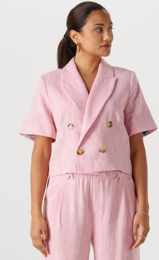 POM AMSTERDAM Dames Blazers Blazer Shell Pink Roze