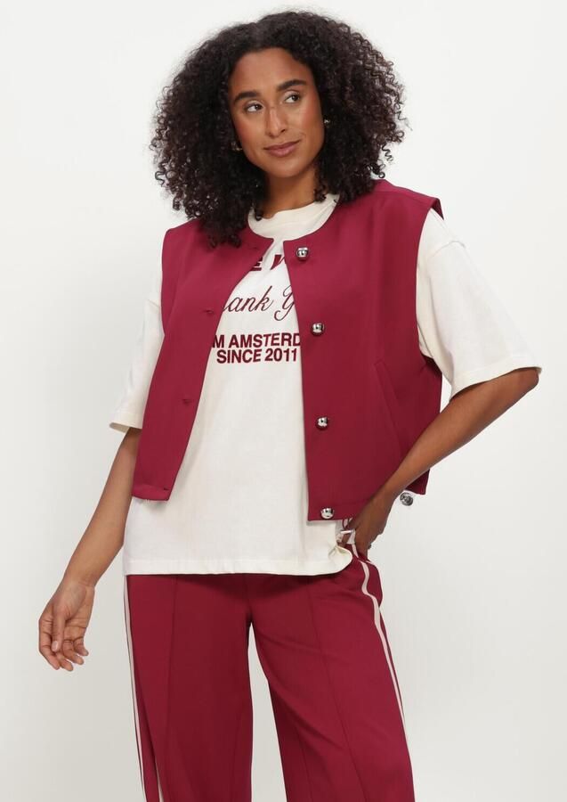 POM AMSTERDAM Dames Blazers Gaya Burgundy Red Bordeaux