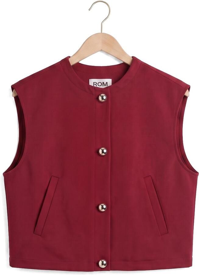 POM AMSTERDAM Dames Blazers Gaya Burgundy Red Bordeaux - Foto 2
