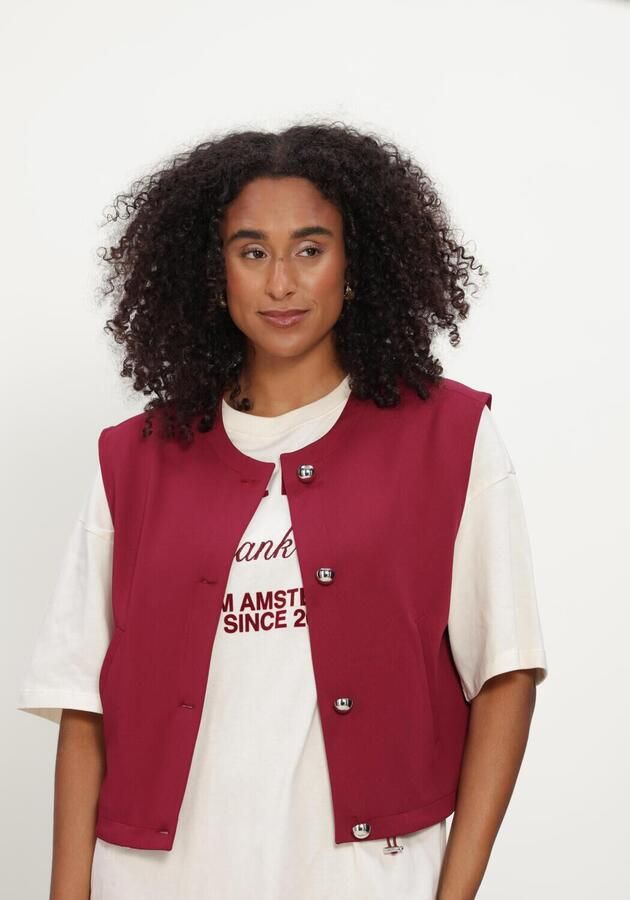 POM AMSTERDAM Dames Blazers Gaya Burgundy Red Bordeaux - Foto 4