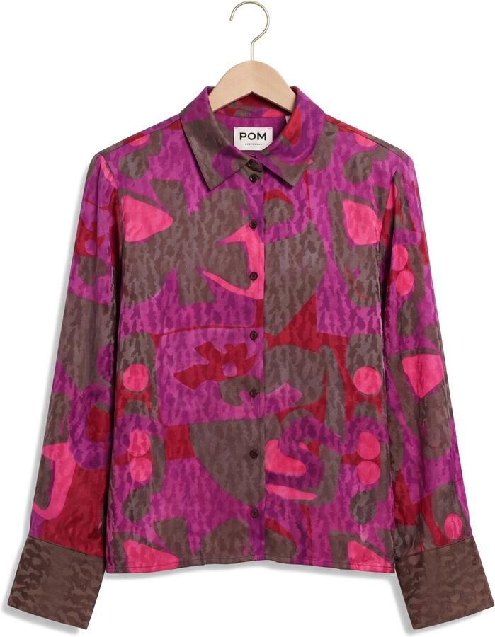 POM AMSTERDAM Dames Blouses Alex Colourful Bows Multi - Foto 2