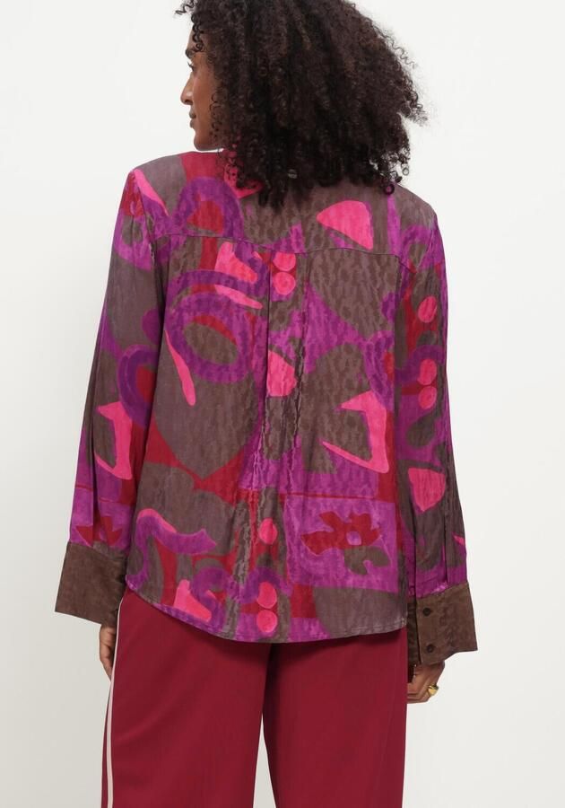 POM AMSTERDAM Dames Blouses Alex Colourful Bows Multi - Foto 3
