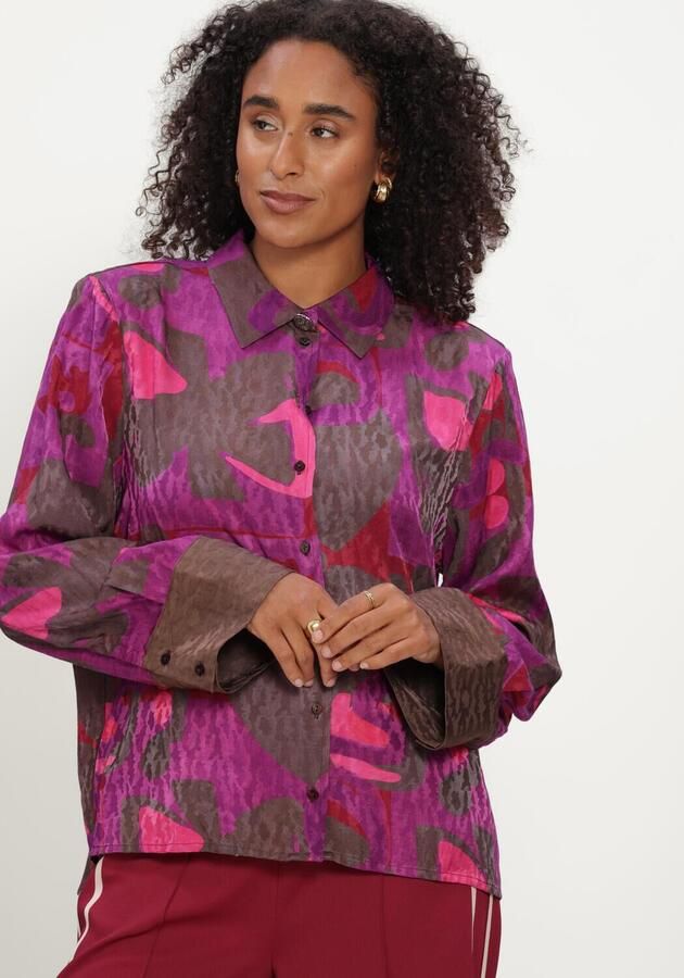 POM AMSTERDAM Dames Blouses Alex Colourful Bows Multi - Foto 4