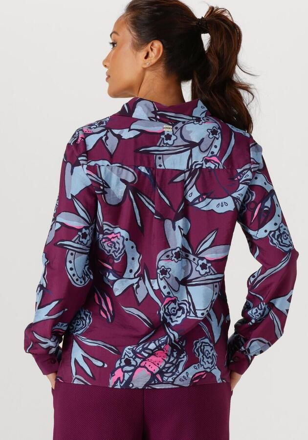 POM AMSTERDAM Dames Blouses Blouse Mila Mystic Dinner Paars