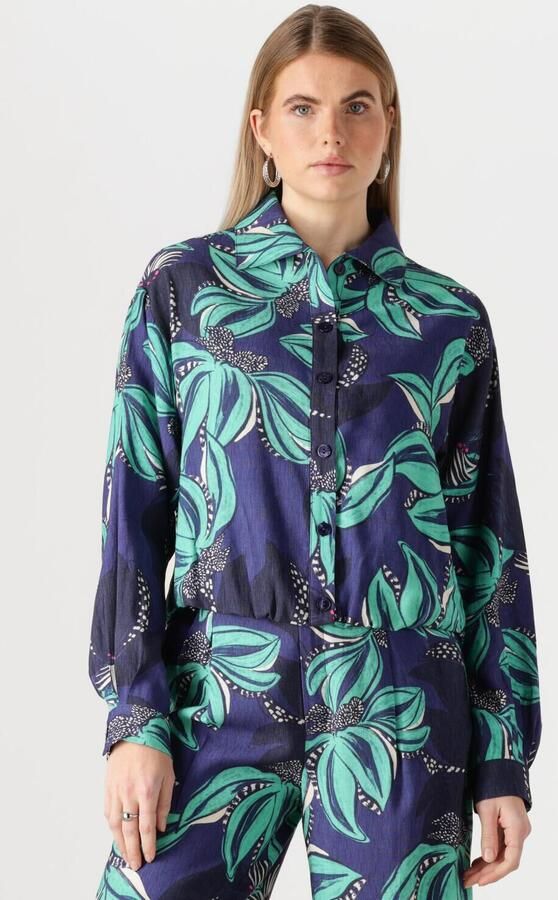 POM AMSTERDAM Dames Blouses Delicacy Blouse Multi - Foto 4