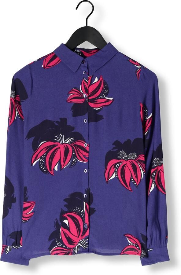 POM AMSTERDAM Dames Blouses Mila Delicay Blauw - Foto 3