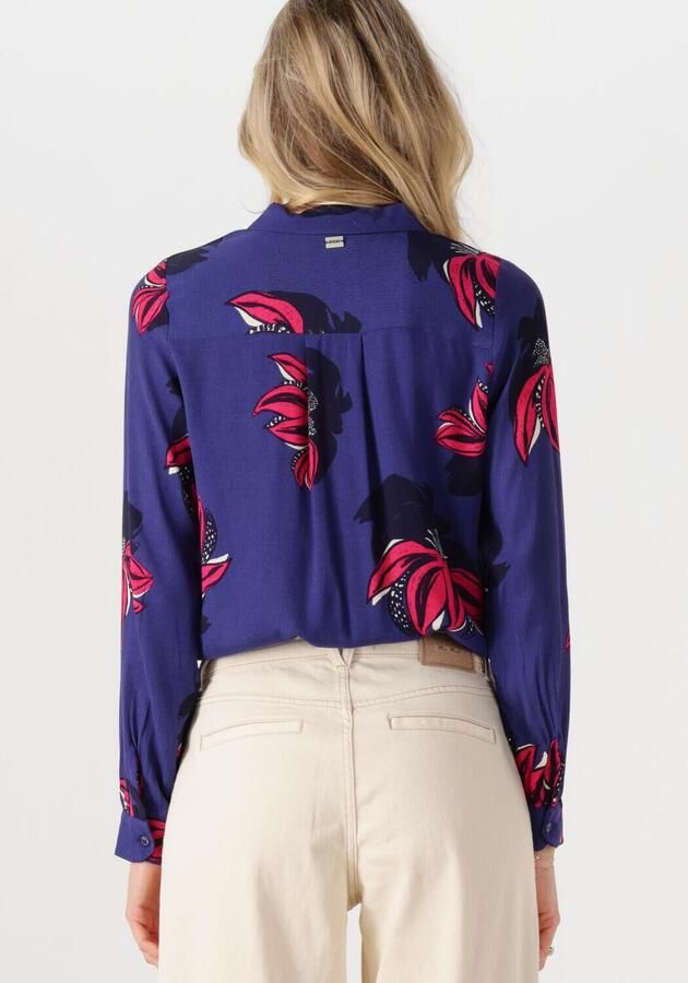 POM AMSTERDAM Dames Blouses Mila Delicay Blauw