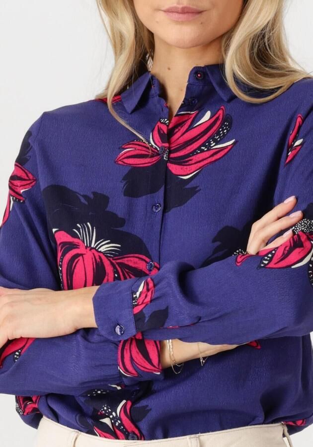 POM AMSTERDAM Dames Blouses Mila Delicay Blauw - Foto 2