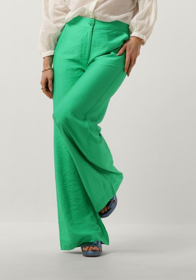 POM AMSTERDAM Dames Broeken Lush Green Pants Groen - Foto 4