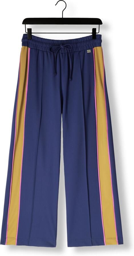 POM AMSTERDAM Dames Broeken Pants Colourblock Nightfall Blue Multi - Foto 3