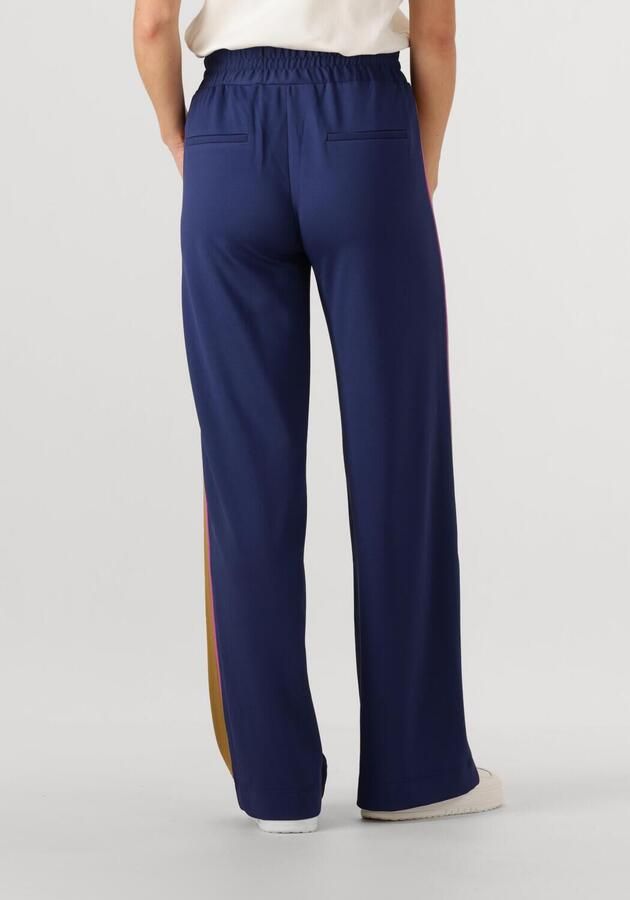 POM AMSTERDAM Dames Broeken Pants Colourblock Nightfall Blue Multi - Foto 1