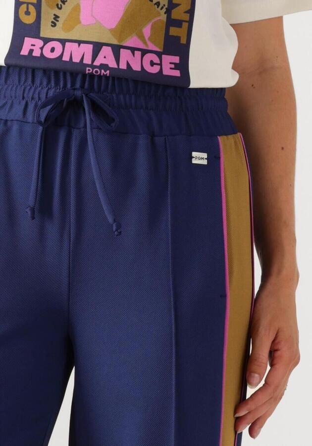 POM AMSTERDAM Dames Broeken Pants Colourblock Nightfall Blue Multi - Foto 2