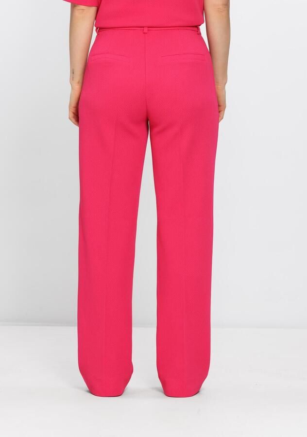 POM AMSTERDAM Dames Broeken Pants Lara Bright Rose Fuchsia - Foto 2