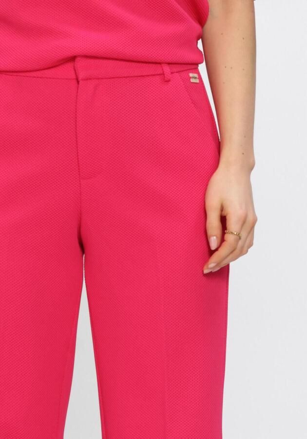 POM AMSTERDAM Dames Broeken Pants Lara Bright Rose Fuchsia - Foto 3