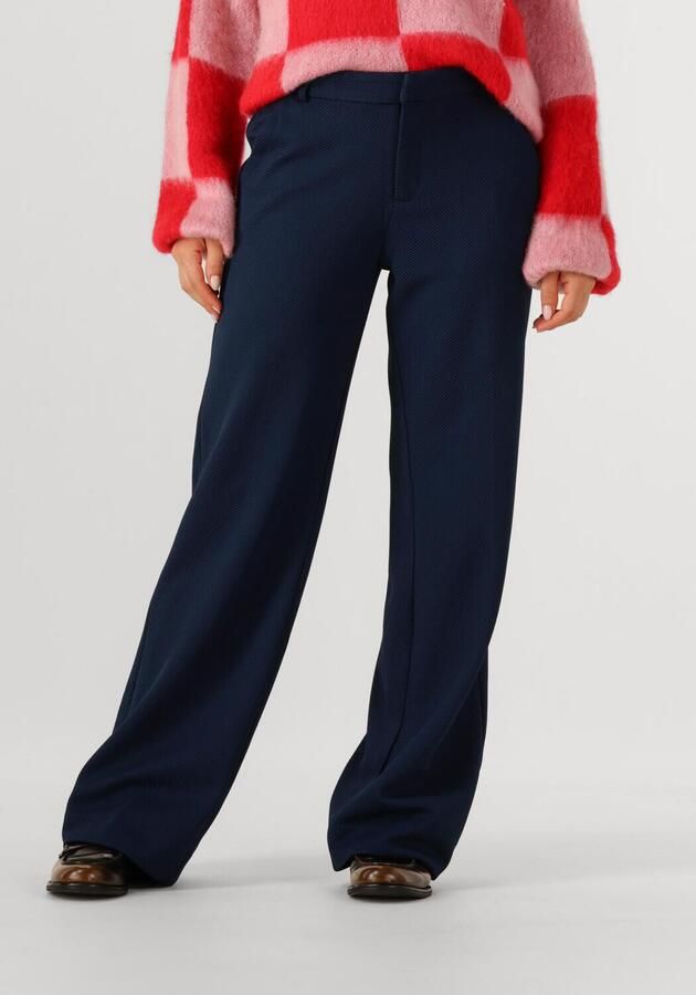 POM AMSTERDAM Dames Broeken Pants Lara Eternal Blue Donkerblauw - Foto 4