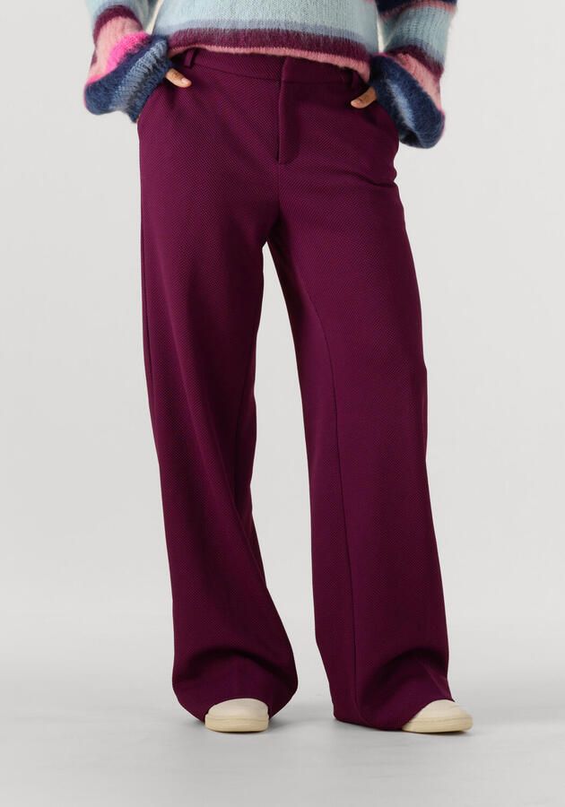 POM AMSTERDAM Dames Broeken Pants Lara Plum Paars - Foto 4