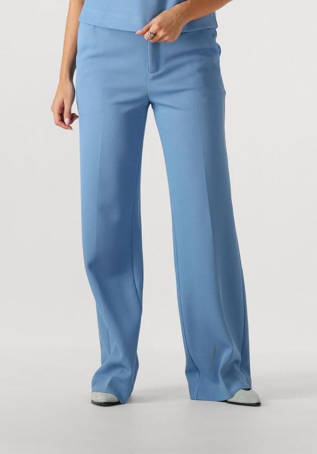 POM AMSTERDAM Dames Broeken Pants Lara Smashing Blue Blauw