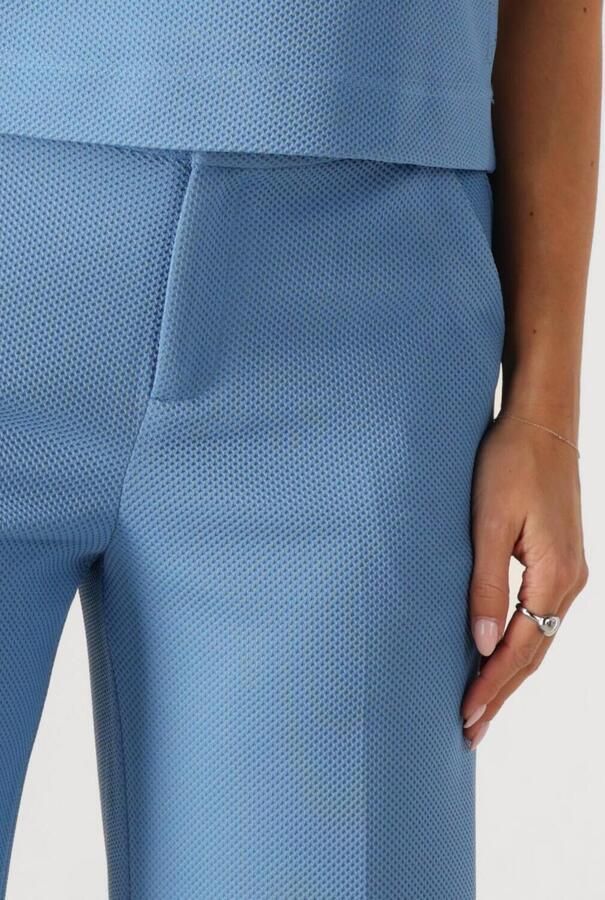 POM AMSTERDAM Dames Broeken Pants Lara Smashing Blue Blauw - Foto 3