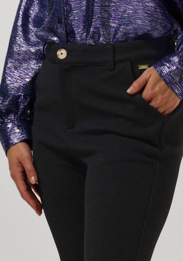 Pom Amsterdam Zwarte Elegante Broek Liv Black Dames - Foto 2