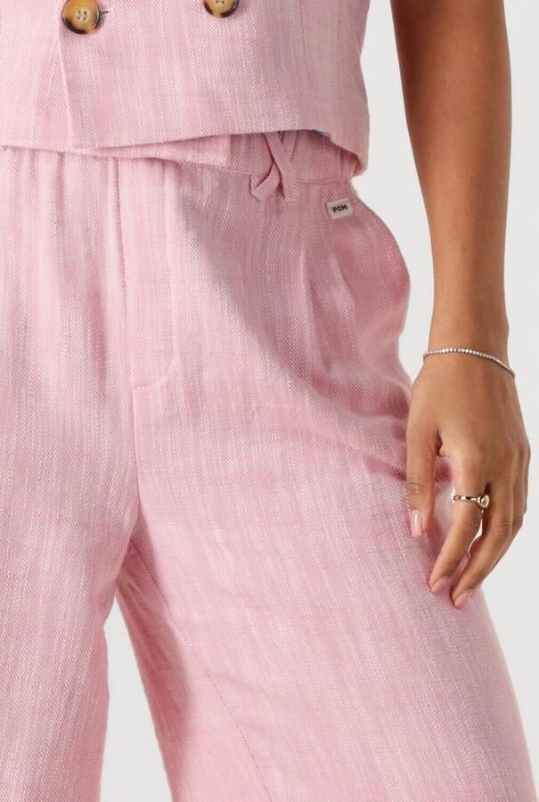 POM AMSTERDAM Dames Broeken Pants Shell Pink Roze - Foto 3