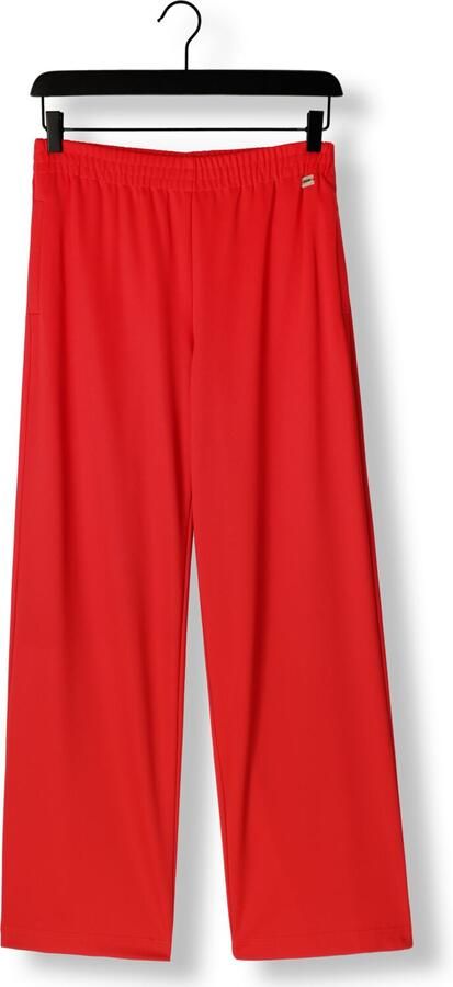 POM Amsterdam wide leg high waist pantalon rood - Foto 3