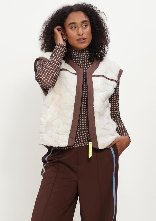 POM AMSTERDAM Dames Jassen Gigi Ecru Creme