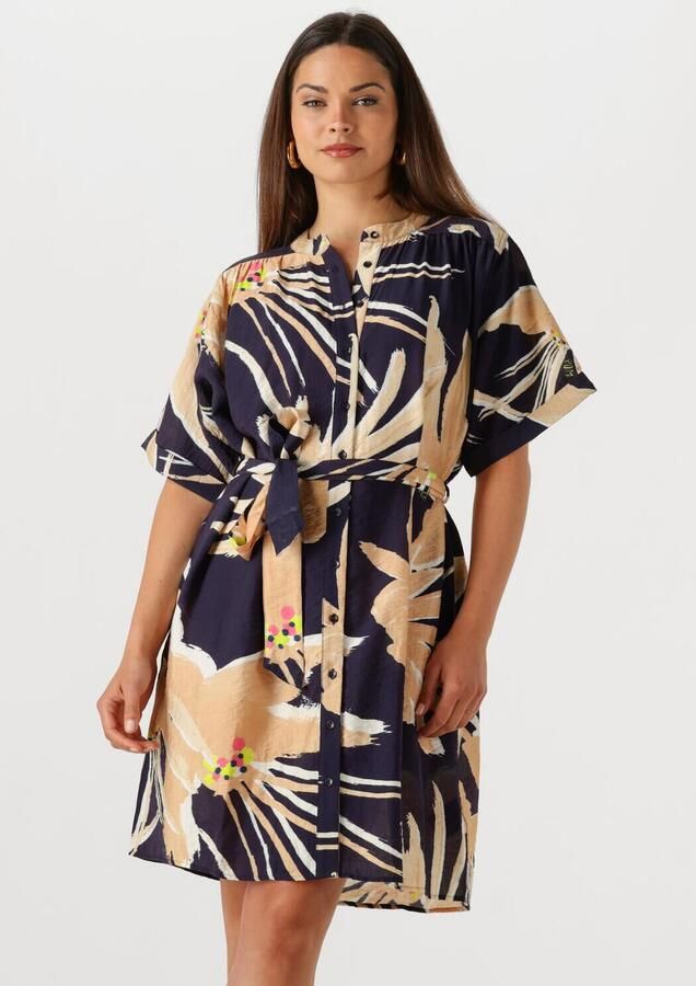 POM AMSTERDAM Dames Jurken Artisan Dress Beige - Foto 4