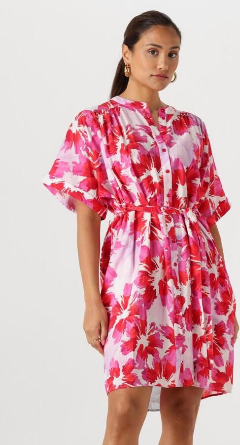 POM AMSTERDAM Dames Jurken Dress Bubble Bloom Lavender Multi