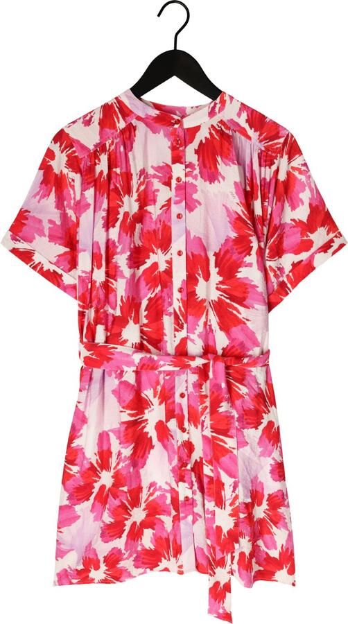 POM AMSTERDAM Dames Jurken Dress Bubble Bloom Lavender Multi - Foto 4