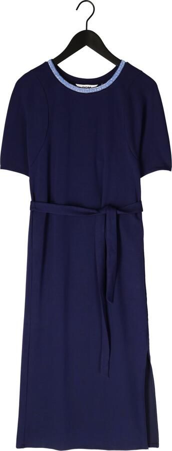 POM AMSTERDAM Dames Jurken Dress Macy Night Blue Donkerblauw - Foto 4