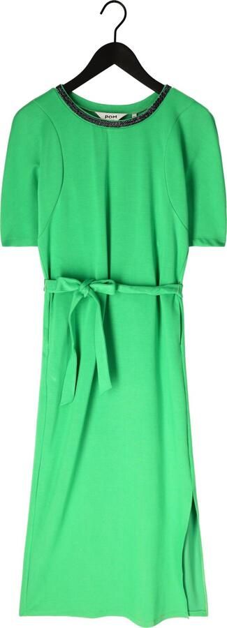 POM AMSTERDAM Dames Jurken Dress Macy Palm Green Groen - Foto 4