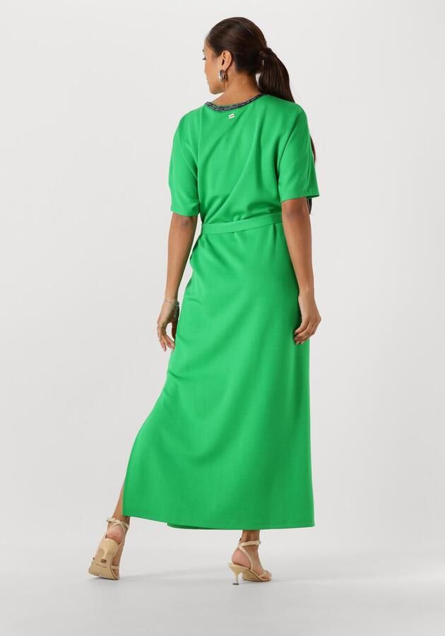 POM AMSTERDAM Dames Jurken Dress Macy Palm Green Groen - Foto 2
