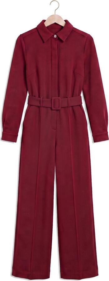 POM AMSTERDAM Dames Jurken Megan Burgundy Red Bordeaux - Foto 4