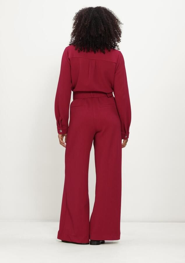POM AMSTERDAM Dames Jurken Megan Burgundy Red Bordeaux - Foto 2