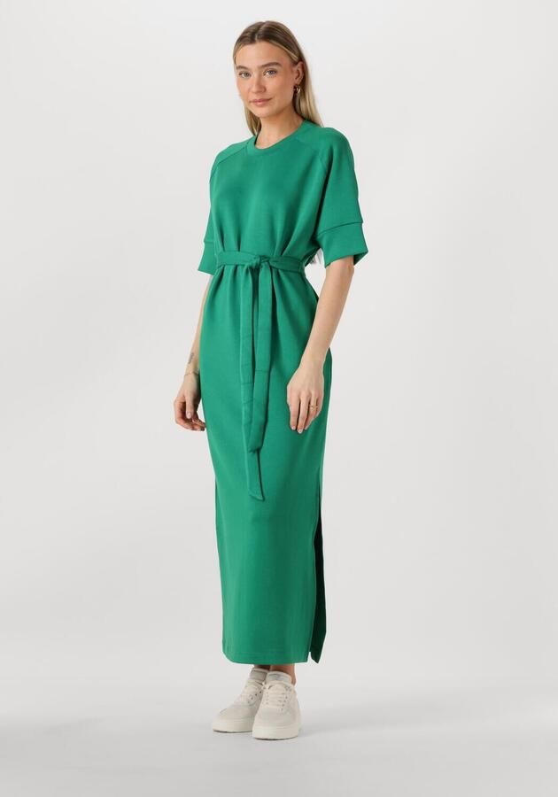 POM AMSTERDAM Dames Jurken Nora Meadow Groen - Foto 4