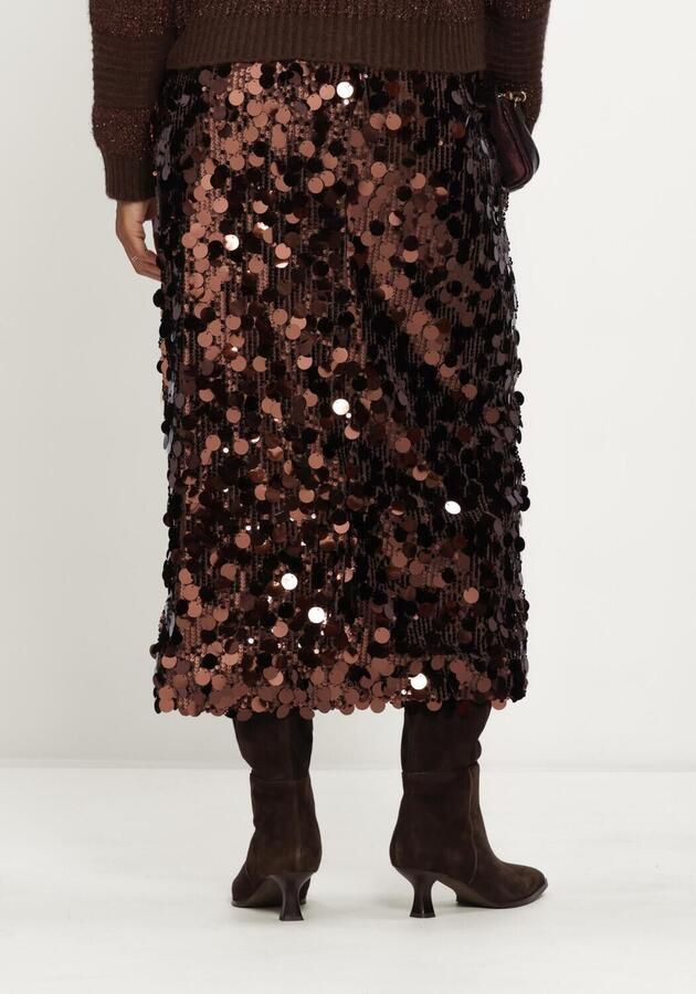 POM AMSTERDAM Dames Rokken Lina Chocolate Brown Bruin - Foto 2