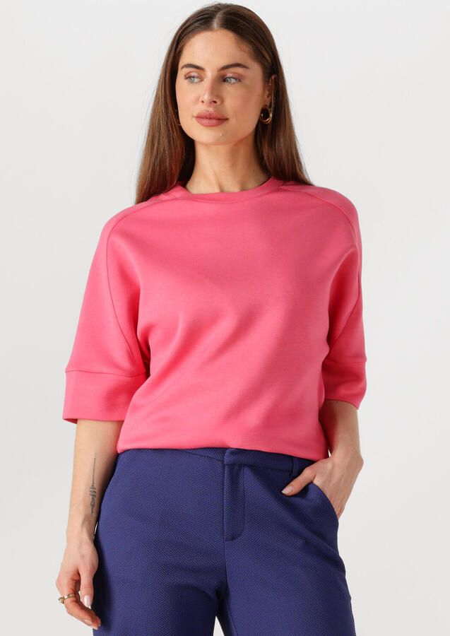 POM AMSTERDAM Dames Tops & T-shirts Nina Rasberry Roze - Foto 4