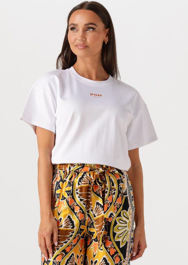 POM AMSTERDAM Dames Tops & T-shirts The Adventurist Wit - Foto 4