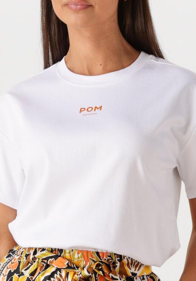 POM AMSTERDAM Dames Tops & T-shirts The Adventurist Wit - Foto 3
