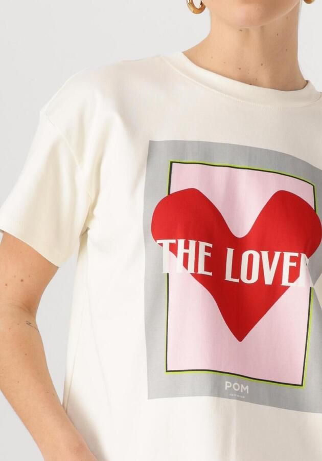 POM AMSTERDAM Dames Tops & T-shirts The Lover Wit - Foto 2