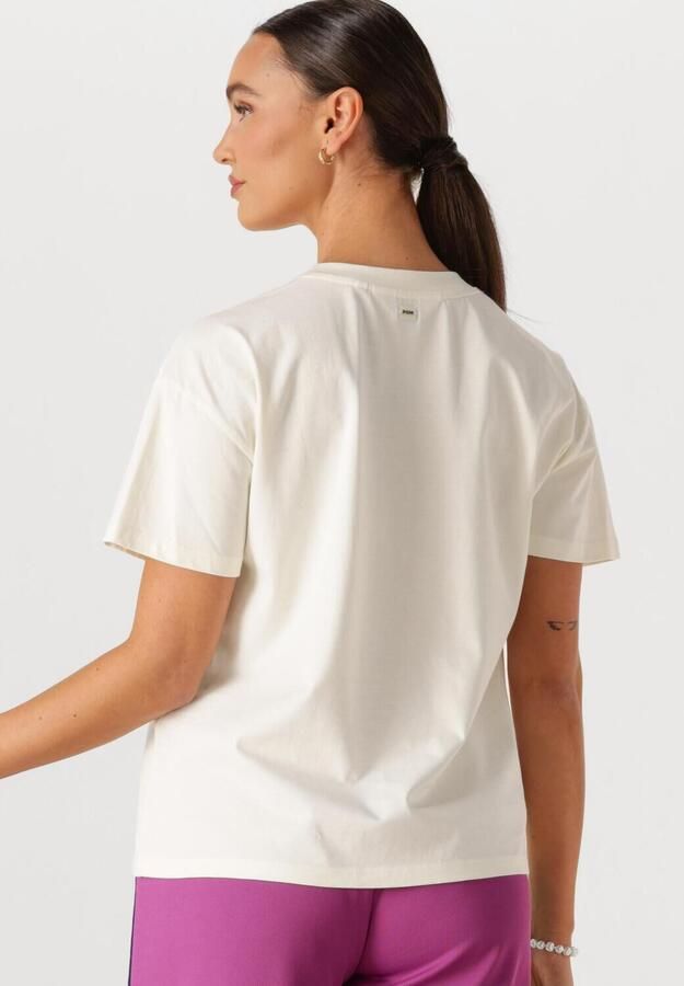 POM AMSTERDAM Dames Tops & T-shirts Tshirt Breeze Gebroken Wit - Foto 4