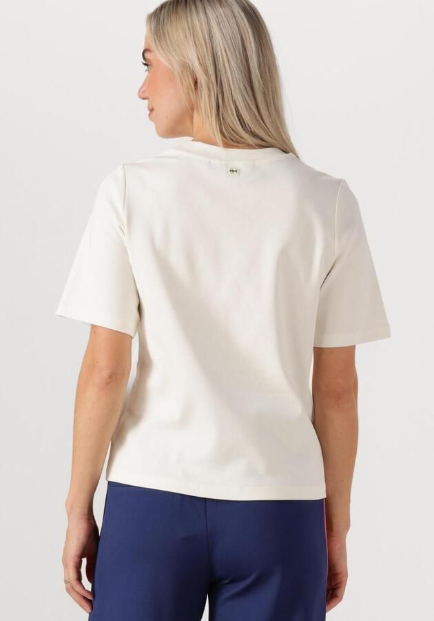 POM AMSTERDAM Dames Tops & T-shirts Tshirt Croissant Romane Wit - Foto 2