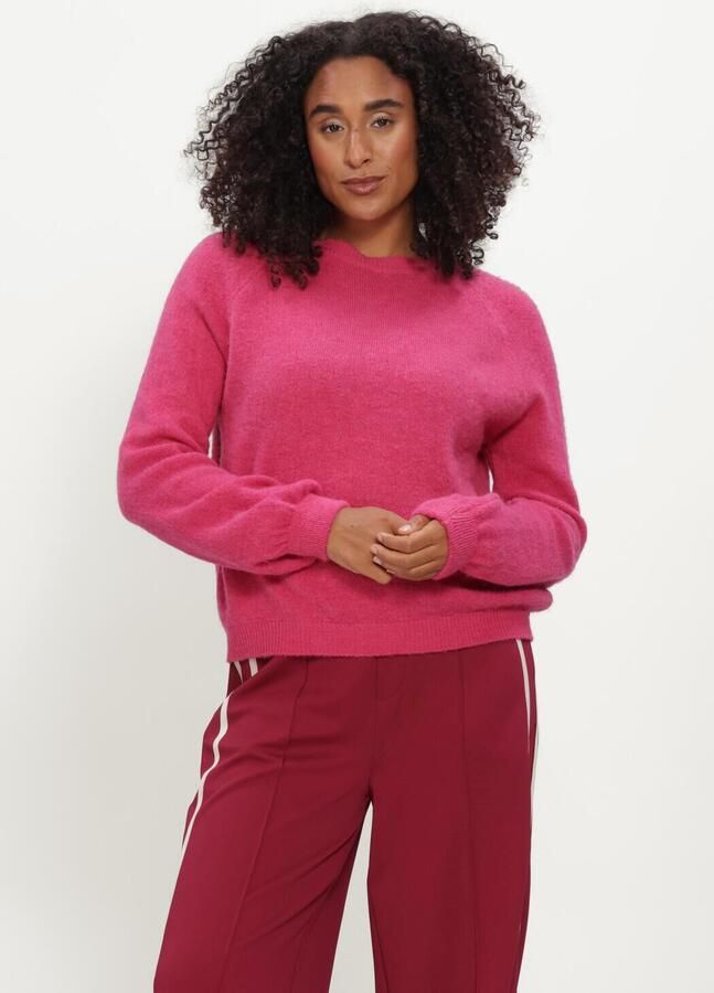 POM AMSTERDAM Dames Truien & Vesten Milou Ultra Pink Fuchsia