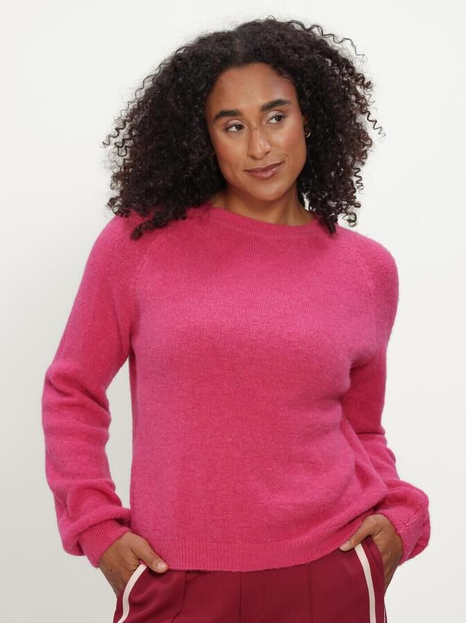 POM AMSTERDAM Dames Truien & Vesten Milou Ultra Pink Fuchsia - Foto 2